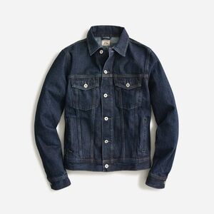 J. Crew Dark Blue Men’s Rigid Denim Jacket